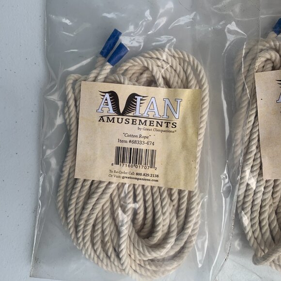 BIRD SUPPLIES - 6pc lot PARROT MACCAW, cage toys, ropes, blocks, replacememt DYI - Picture 5 of 10